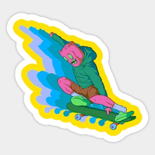 Skater Frank Sticker